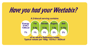 Recipe nutritional information